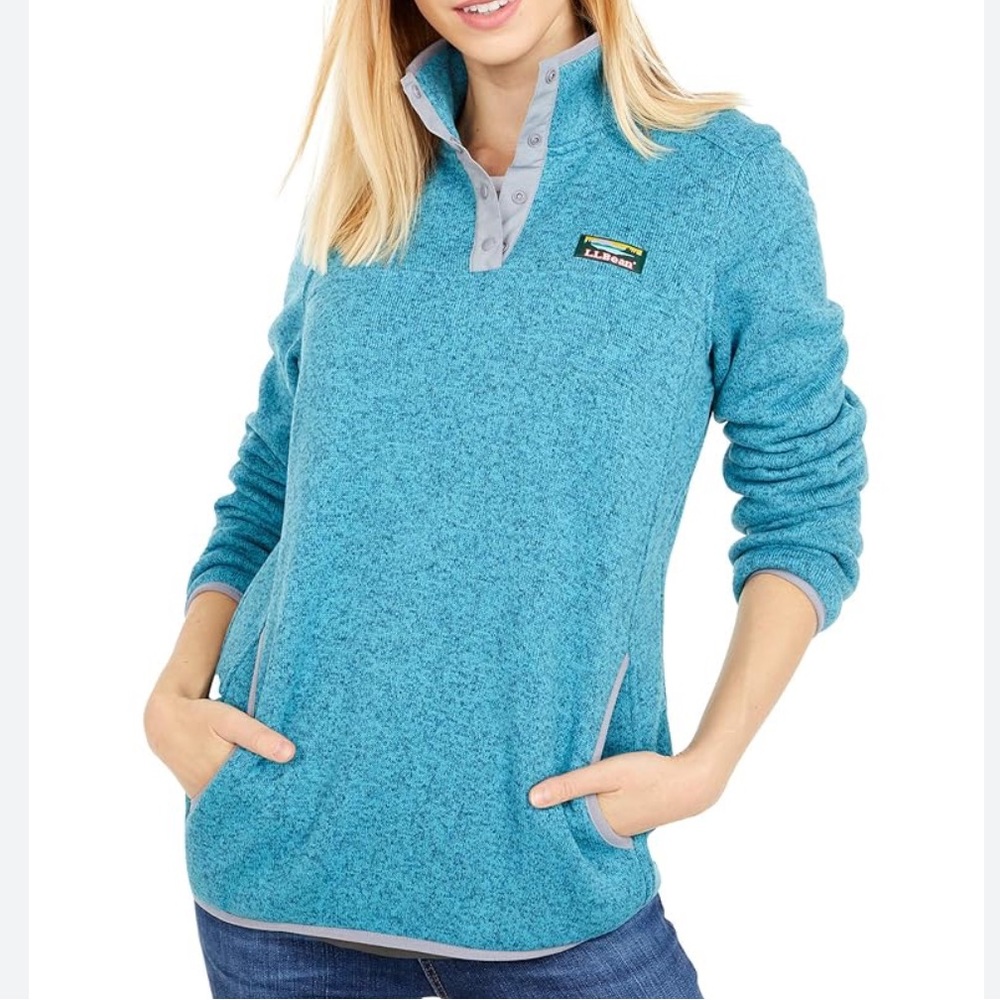 Women's L.L.Bean Sweater Fleece Pullover Size M